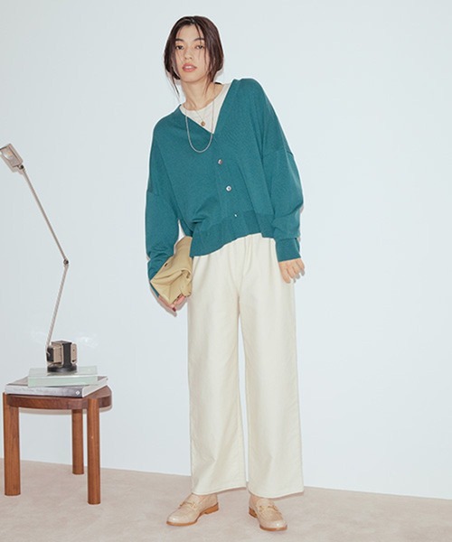 studio CLIP（スタディオクリップ） カーディガン 12ゲージウール