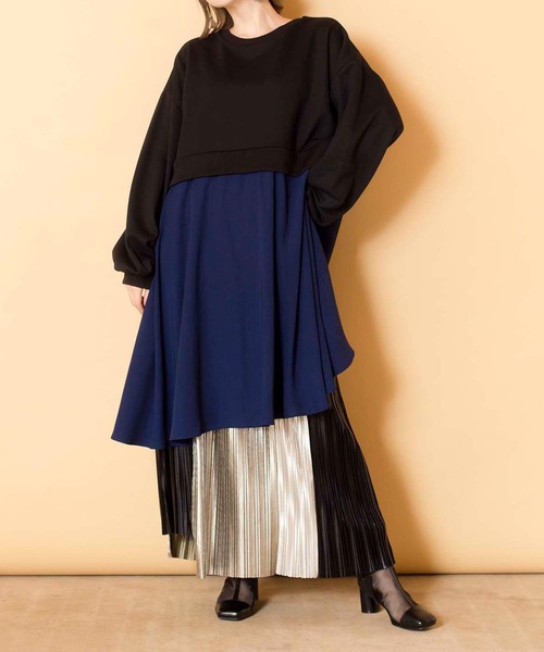 「OSMOSIS」 「loaf」スウェットカットソー ONE SIZE ブラック レディース_画像5