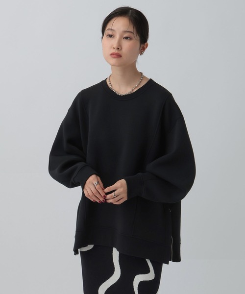 LEPSIM（レプシィム） トレーナー スウェット サイドZIPクループル