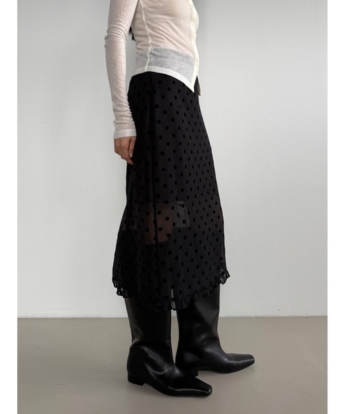 Didot.showroom スカート シアードットミディSK : ZOZOTOWN Yahoo!店