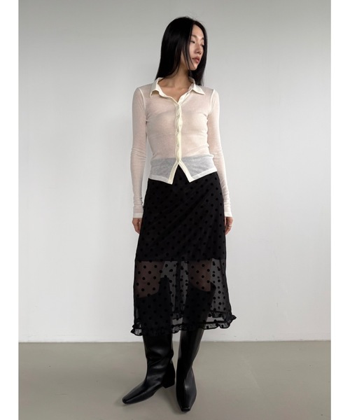 Didot.showroom スカート シアードットミディSK : ZOZOTOWN Yahoo!店