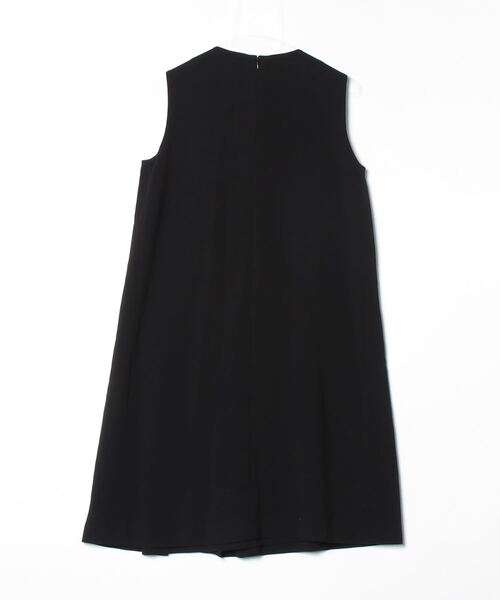 「Unaca」 ノースリーブワンピース 38 ブラック レディース_画像2