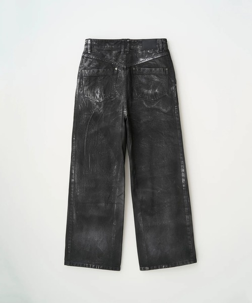 ジーンズ 「JUHA/ユハ」SILVER FOIL WIDE DENIM メンズの画像