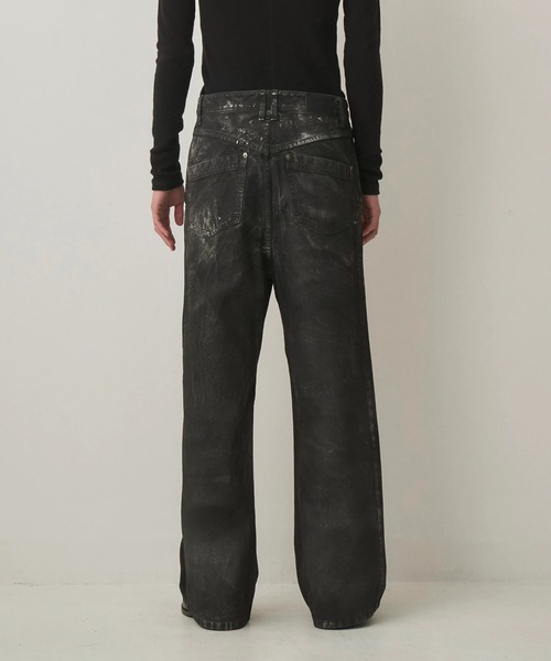 ジーンズ 「JUHA/ユハ」SILVER FOIL WIDE DENIM メンズの画像
