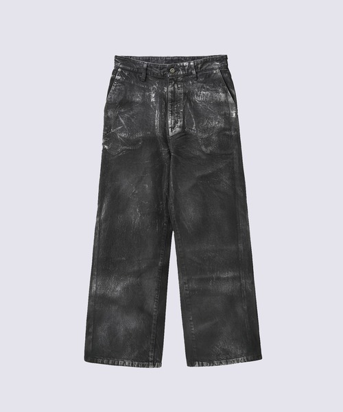 ジーンズ 「JUHA/ユハ」SILVER FOIL WIDE DENIM メンズの画像