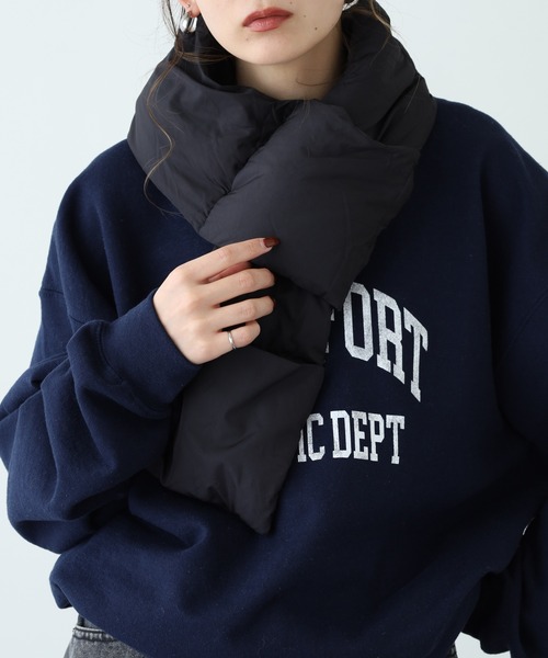 Ree&Mee マフラー 軽くて暖かい 洗える ダウンマフラー コンパクト収納