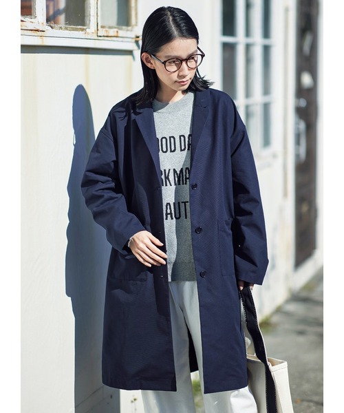 Sunny clouds（サニークラウズ） チェスターコート MEDIUM ネイビー