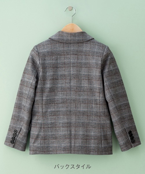 「combimini」 「KIDS」テーラードジャケット 120 グレー キッズ_画像2