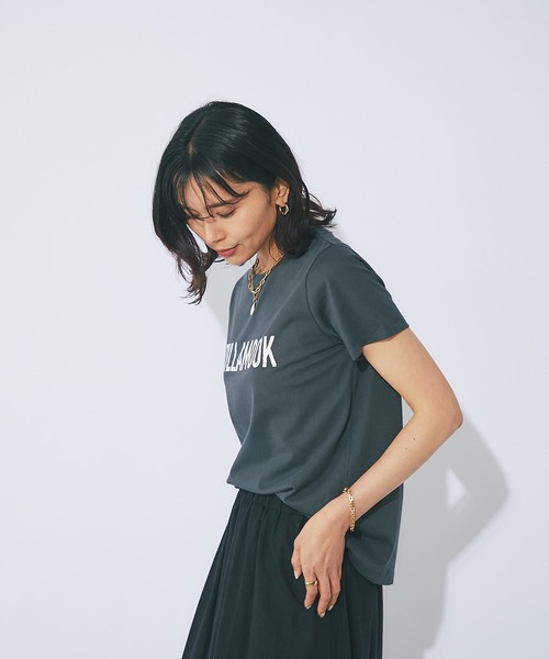 「RIVE DROITE」 半袖Tシャツ FREE ホワイト レディース_画像6