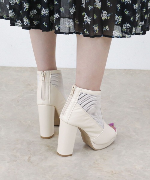 「LibertyDoll」 ショートブーツ LL ブラック レディース_画像6