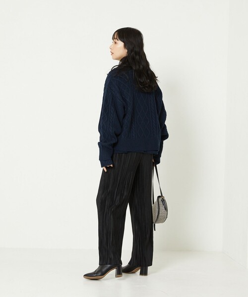 「FREAK'S STORE」 ニットアンサンブル フリ- グリーン レディース_画像2