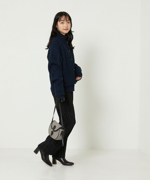 「FREAK'S STORE」 ニットアンサンブル フリ- グリーン レディース_画像6