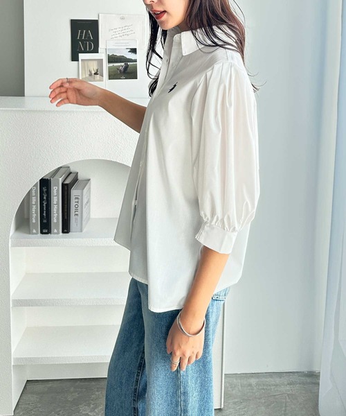 「U.S. POLO ASSN.」 半袖シャツ LARGE ブラック レディース_画像9