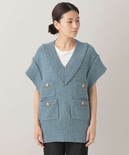 Curensology（カレンソロジー） ニットベスト FREE ブラック