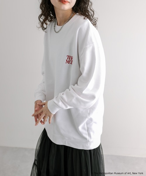 「mystic」 スウェットカットソー FREE グレー レディース_画像6