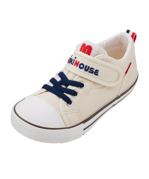 Miki House ミキハウス　定番　超人気　可愛い スニーカー17cm MIKI HOUSE（ミキハウス） 「KIDS」ローカットスニーカー 17cm レッド