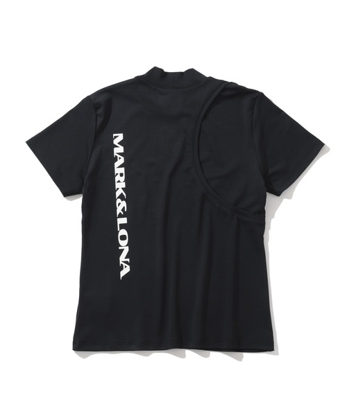 【美品】MARK&LONA マーク＆ロナ メンズシャツ ブラック Tシャツ MARK&LONA（マークアンドロナ） tシャツ CD11-EMNT レディース
