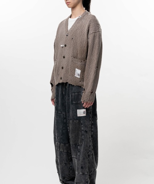 カーディガン Sun Faded Like Knit Cardigan メンズの画像