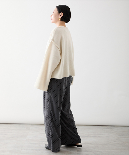 「VERMEIL par iena」 イージーパンツ「fantastic daysコラボ」 40 チャコールグレー レディース_画像5