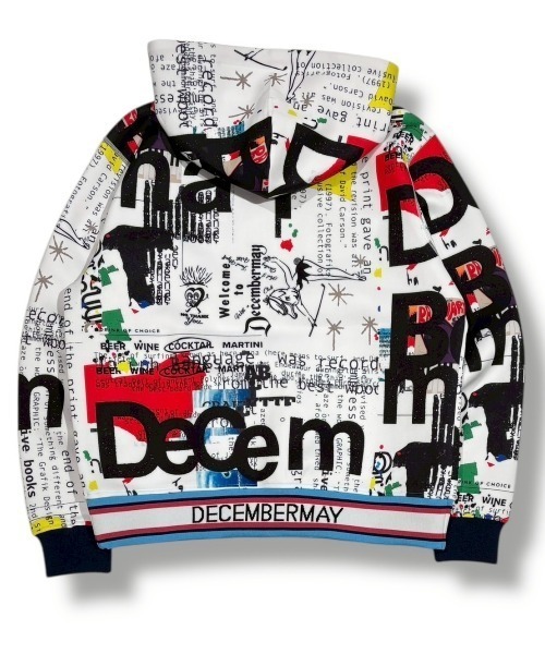 DECEMBERMAY（ディセンバーメイ） パーカー 「UNISEX」Graffiti hoodie
