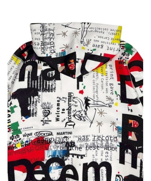 DECEMBERMAY（ディセンバーメイ） パーカー 「UNISEX」Graffiti hoodie
