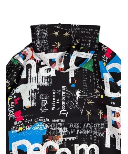 DECEMBERMAY（ディセンバーメイ） パーカー 「UNISEX」Graffiti hoodie