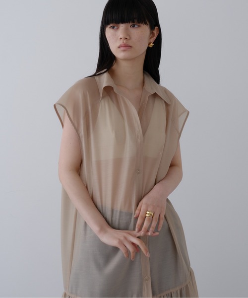 「GALLARDAGALANTE」 ノースリーブワンピース FREE ネイビー レディース_画像7