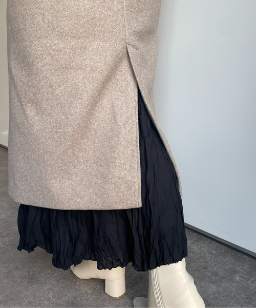 「Thevon」 ステンカラーコート SMALL モカ レディース_画像9