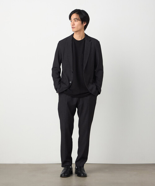 COMME CA ISM 　BGメンズスーツ コムサイズムBG最高級YUNSA生地クラシックモデル ウールツイード