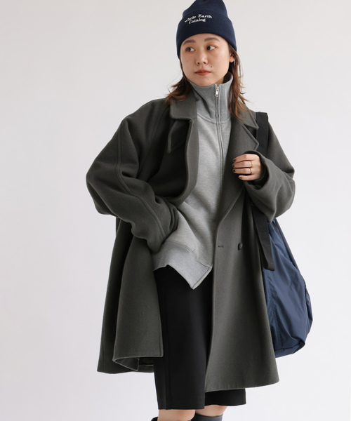 「JOURNAL STANDARD relume」 チェスターコート 38 チャコールグレー レディース