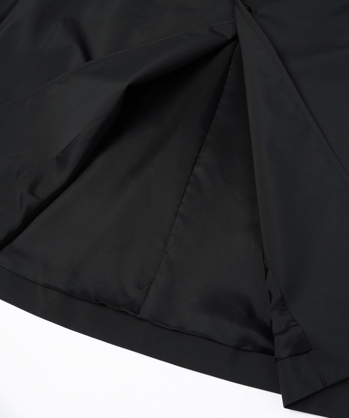 ステンカラーコート コート Three-Layer Taffeta Asymmetrical Layered Balmacaan Coatの画像