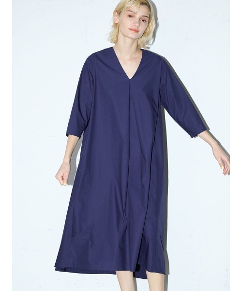 「MIDIUMISOLID」 長袖ワンピース FREE ブラック レディース_画像5