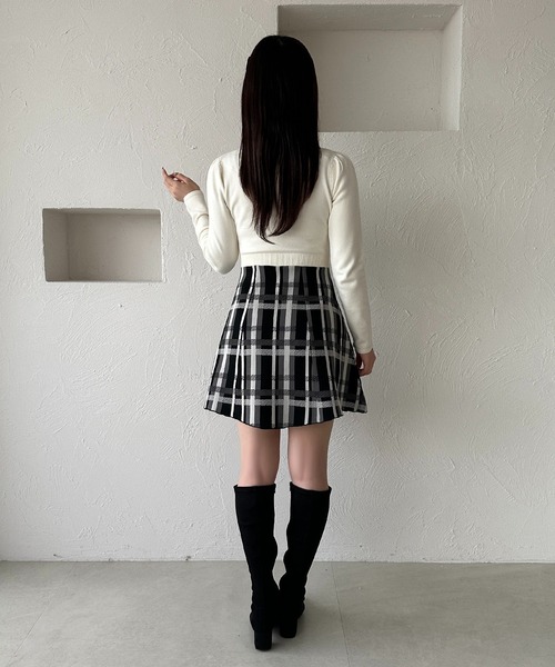 「apres jour」 ニットワンピース X-LARGE ボルドー レディース_画像3