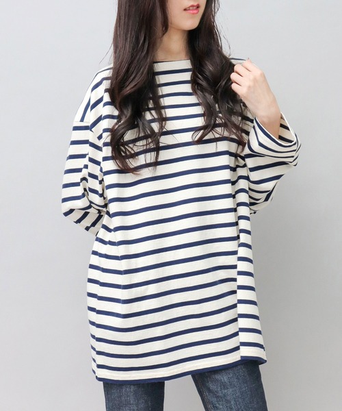 「Goodwear」 長袖Tシャツ L オフホワイト メンズ_画像2