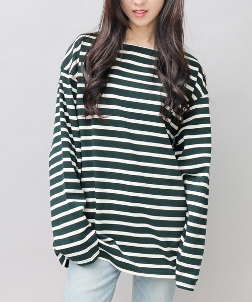 「Goodwear」 長袖Tシャツ L オフホワイト メンズ_画像3