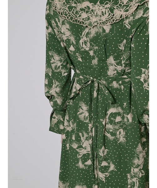 「SNIDEL」 長袖ワンピース 0 モカ レディース_画像9