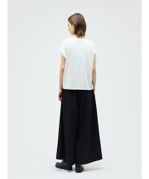 mizuiroind（ミズイロインド） tシャツ 半袖 フレンチスリーブフリル 