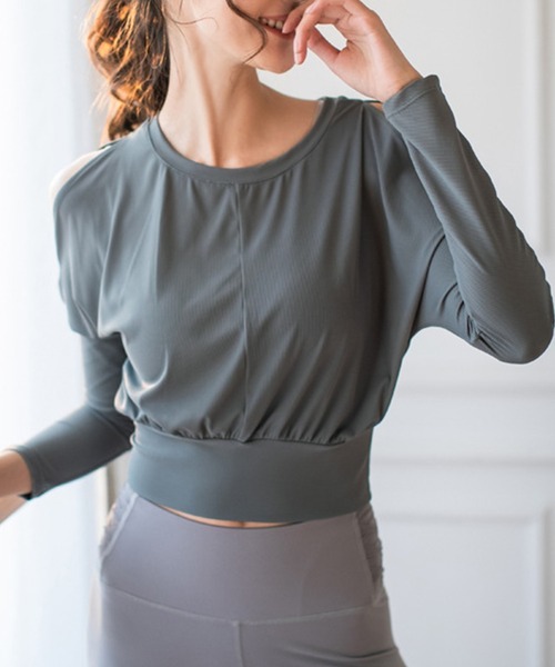 「HYSSHOP」 「DAY CLOSET」長袖カットソー S オフホワイト レディース_画像8