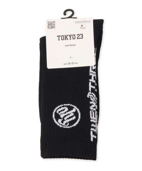 靴下23 TOKYO 23 靴下 TOKYO 23 Back Logo Socks / トウキョウ 23 バック ロゴ