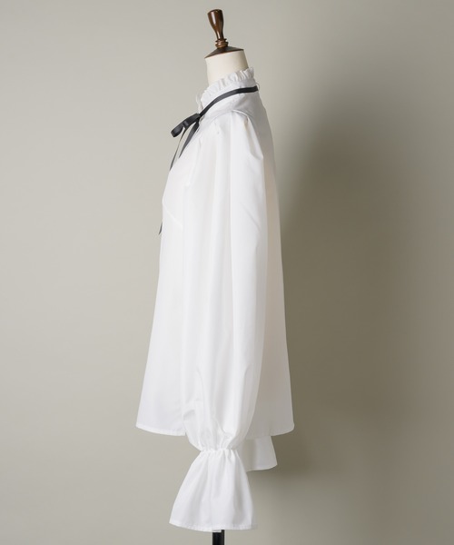 「VIOLETTA」 長袖ブラウス FREE ホワイト レディース_画像4