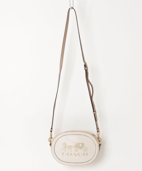 「COACH」 ショルダーバッグ - ベージュ レディース