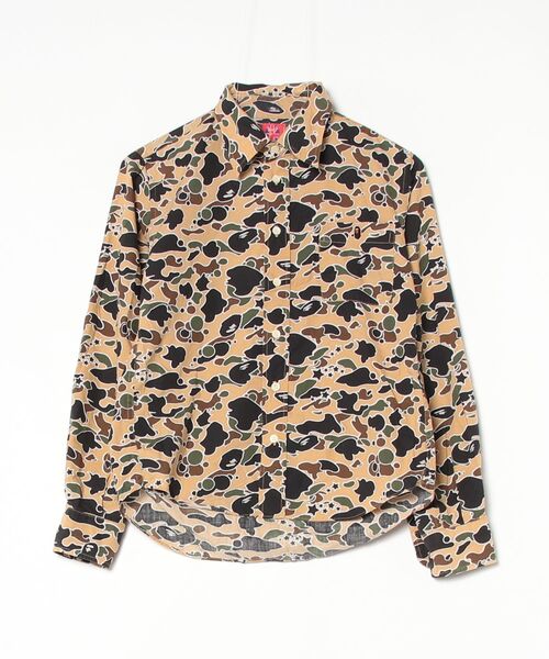 A BATHING APE（アベイシングエイプ） 長袖シャツ X-SMALL ベージュ 