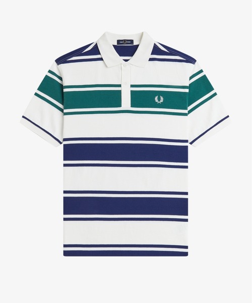 FRED PERRY（フレッドペリー） ポロシャツ 半袖 Relaxed Striped Polo