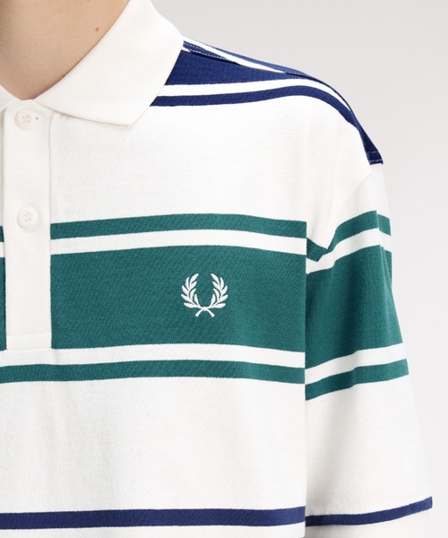 FRED PERRY（フレッドペリー） ポロシャツ 半袖 Relaxed Striped Polo