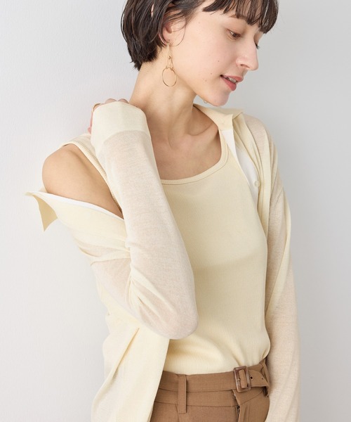 【２着セット】ROPE アンサンブル ニット ROPE' PICNIC（ロペ ピクニック） アンサンブル 「2点セット」配色