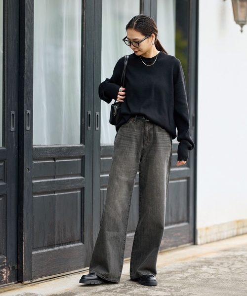 「JOURNAL STANDARD」 デニムパンツ 36 ブルー レディースの画像