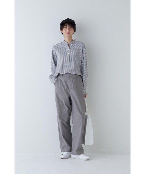「human woman」 パンツ MEDIUM グレー レディース_3