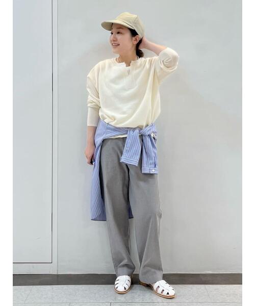 「human woman」 パンツ MEDIUM グレー レディース_11