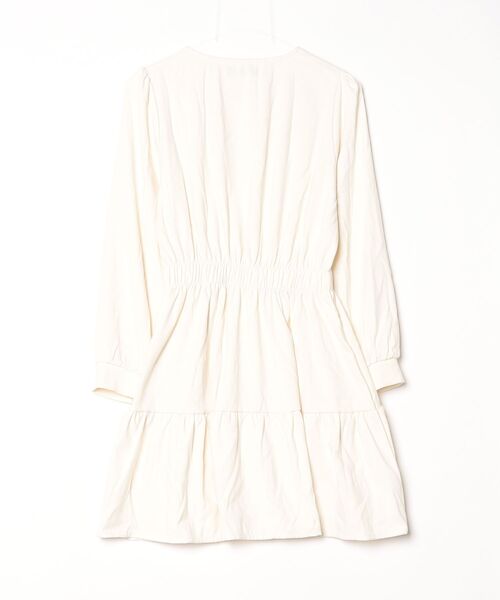 「DAY CLOSET」 長袖ワンピース L アイボリー レディース_画像2