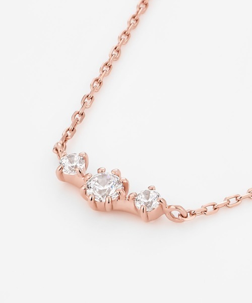 4℃（ヨンドシー） ネックレス 「4月誕生石」シルバー モルガナイト